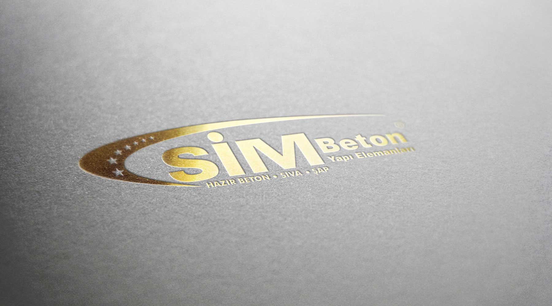 Sim Beton logo tasarımı